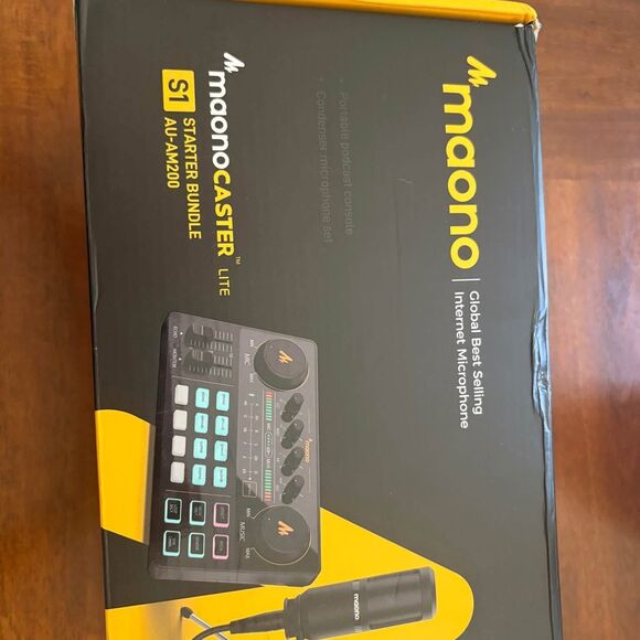 Maono MaonoCaster Lite AU-AM200 S1 Starter Bundle Portable Podcast/Gaming - Picture 1 of 4